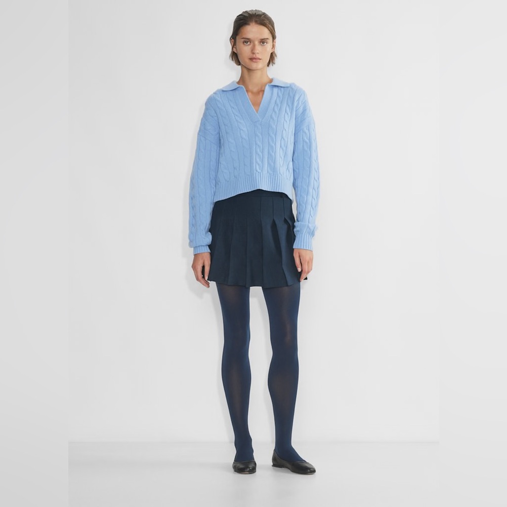 Aritzia Sunday Best Olive Mini Skirt